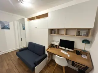 Conception d'un lit escamotable sur mesure &agrave; Paris