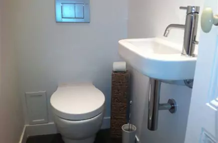 Rénovation d'un WC à Montmorency