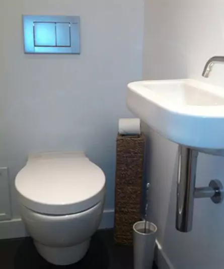 Rénovation d'un WC à Montmorency