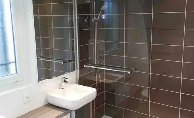 Rénovation d'une salle de douche à Cergy