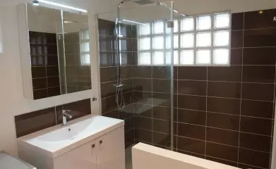 Rénovation d'une salle de bain à Beauchamp image 3
